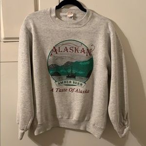 Vintage Alaskan brewing crew neck